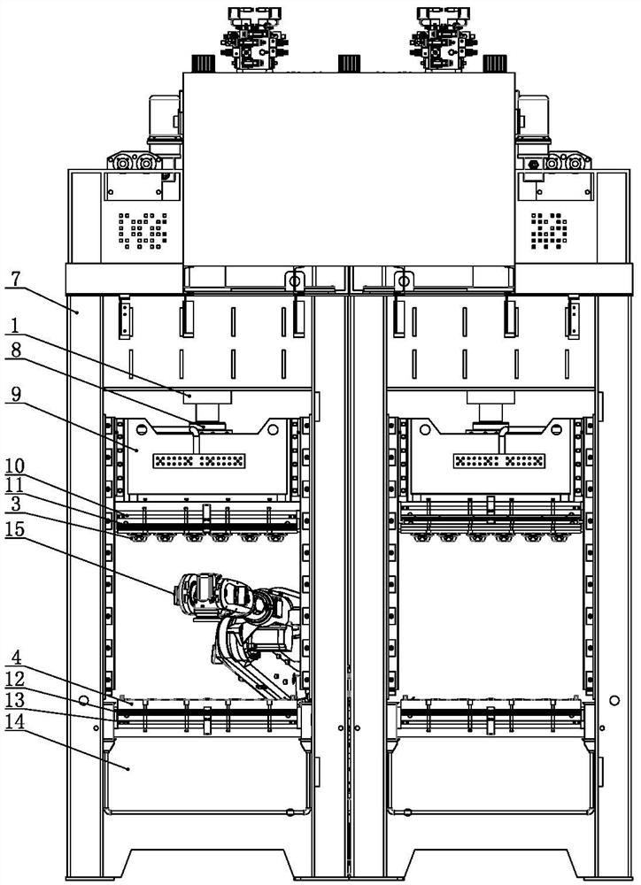 Environmental protection organic tableware wet pressing forming servo pump control system