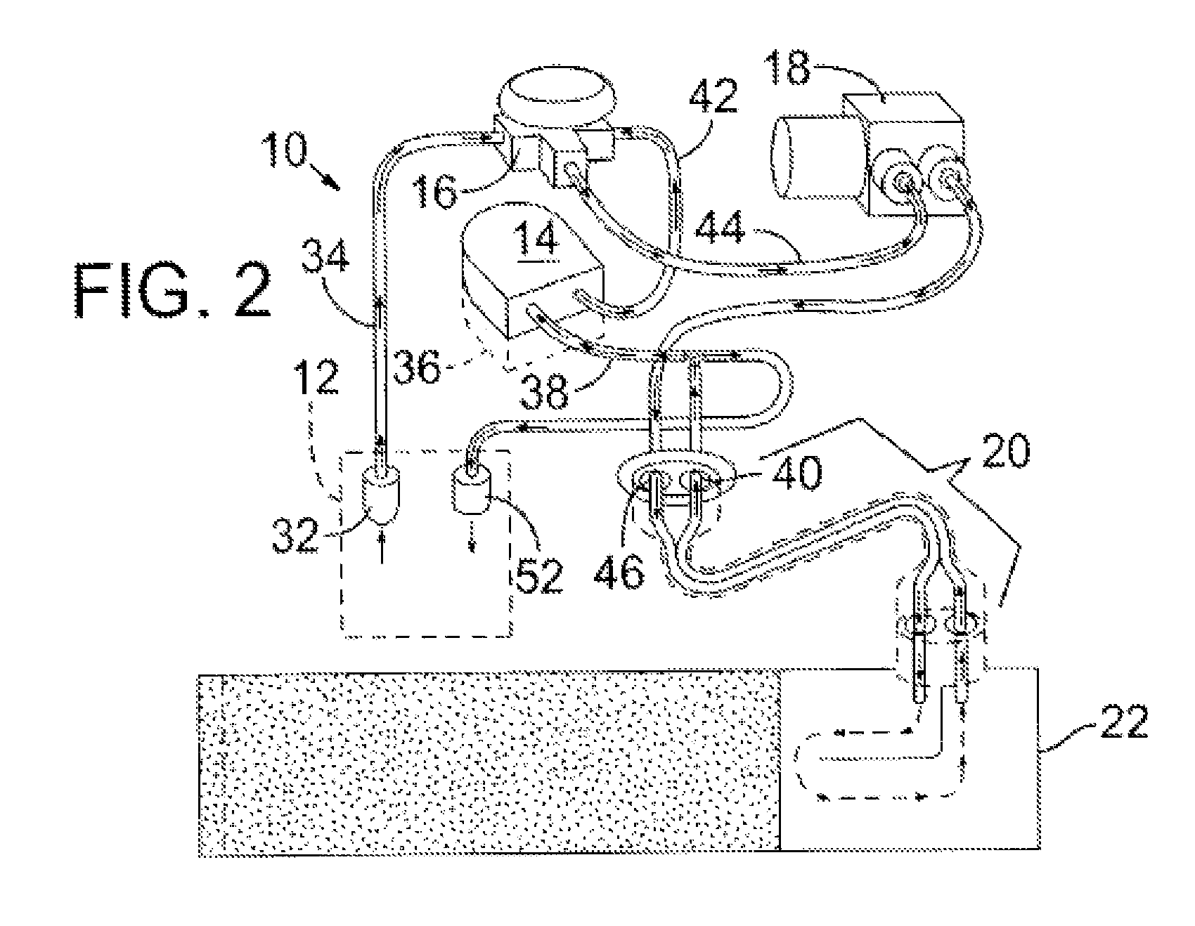 Spinal column brace for a contrast therapy system