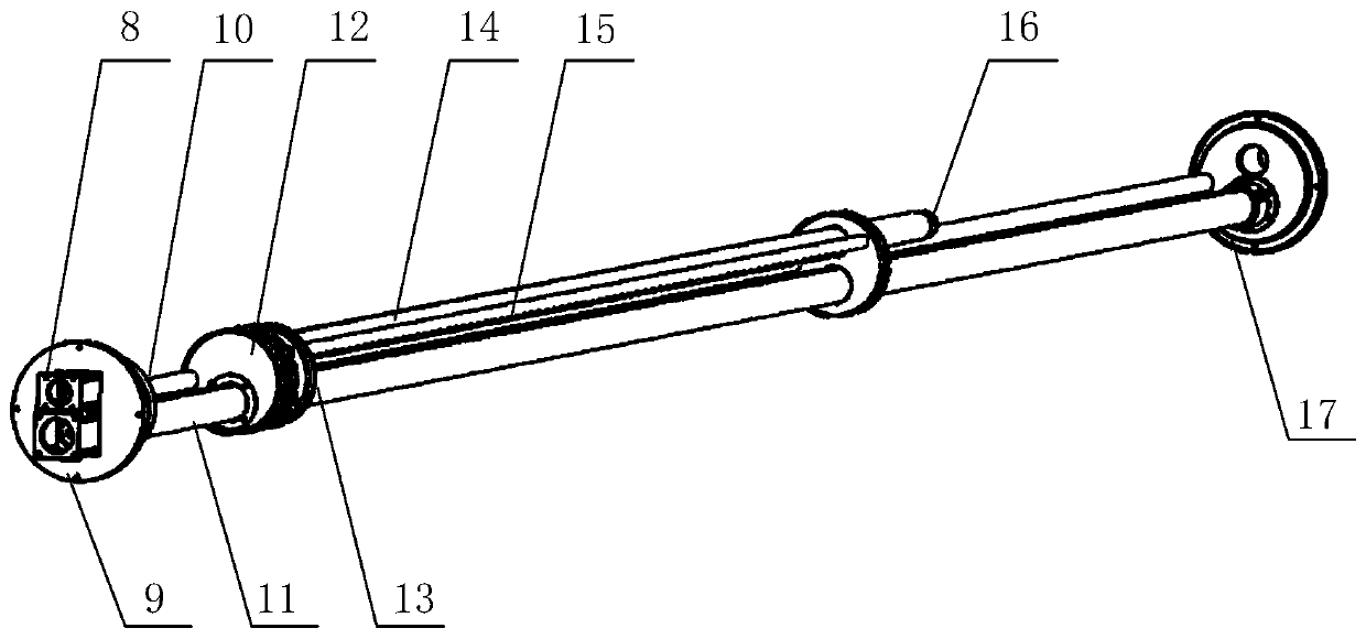 A driving device for pressure-holding transfer of natural gas hydrate core samples