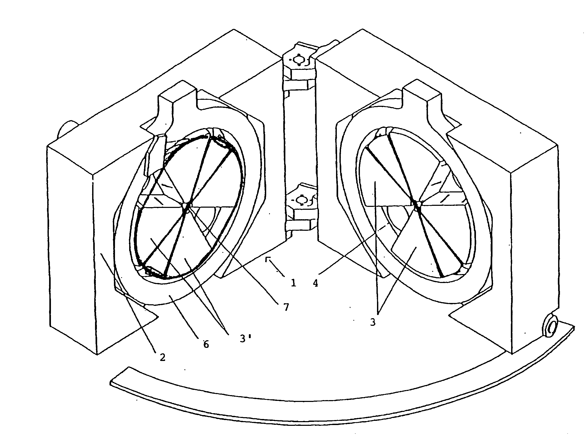 Cyclotron equipped with novel particle beam deflecting means