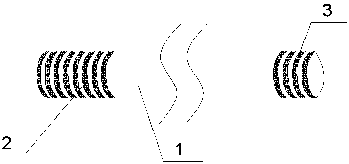 Electrical control line mounting method