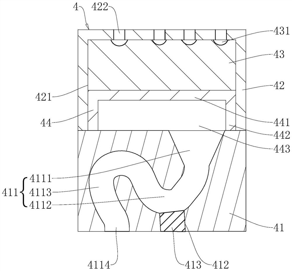 Permeable pavement structure and pavement paving method