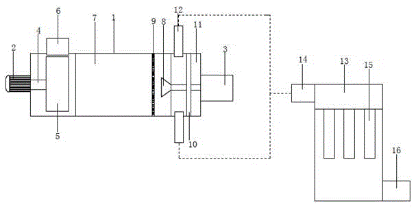 Treatment device for pitch smoke