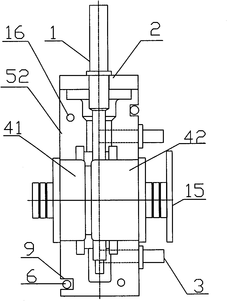 Valve body wax mold of tri-eccentric butt-clamped metal sealing butterfly valve