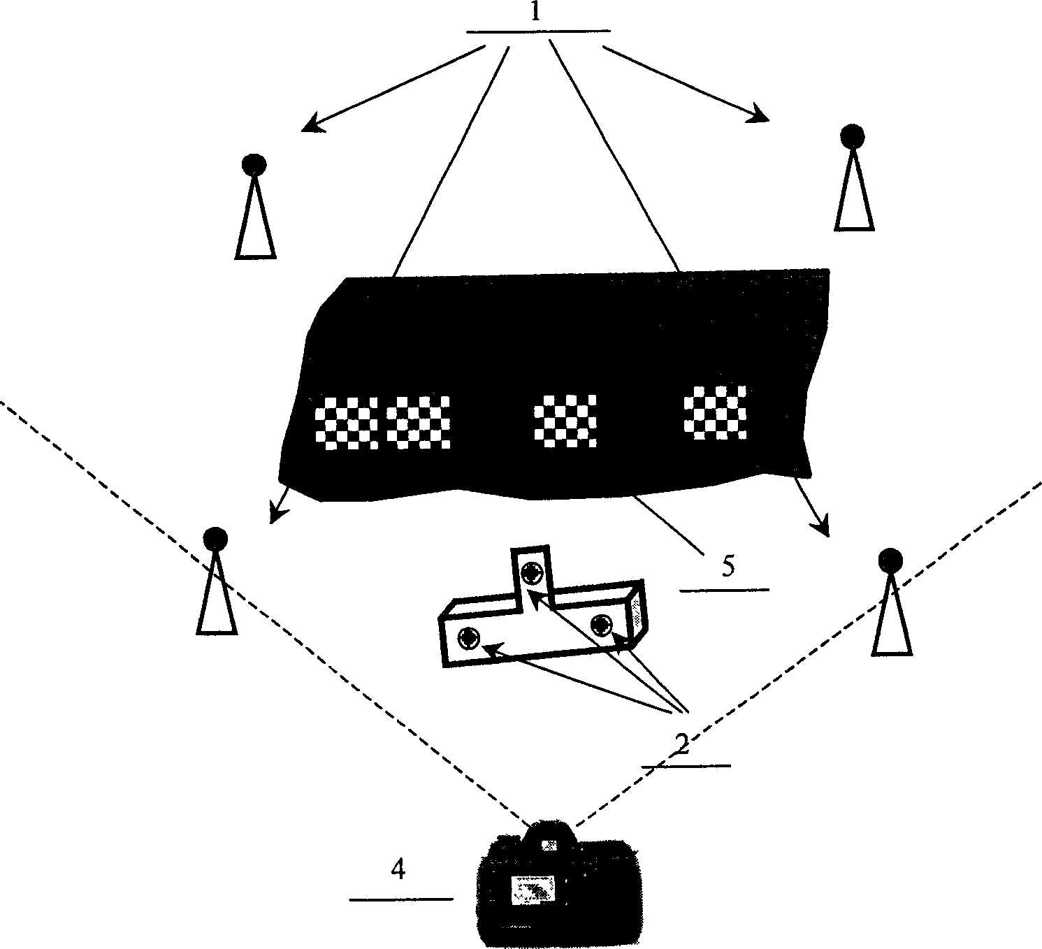 Large-scale three dimensional shape and appearance measuring and splicing method without being based on adhesive mark