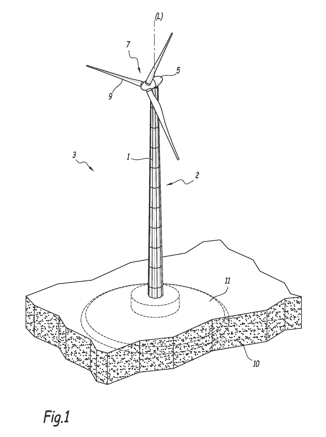 Wind Turbine Tower Section, Wind Turbine Tower and Assembly Method