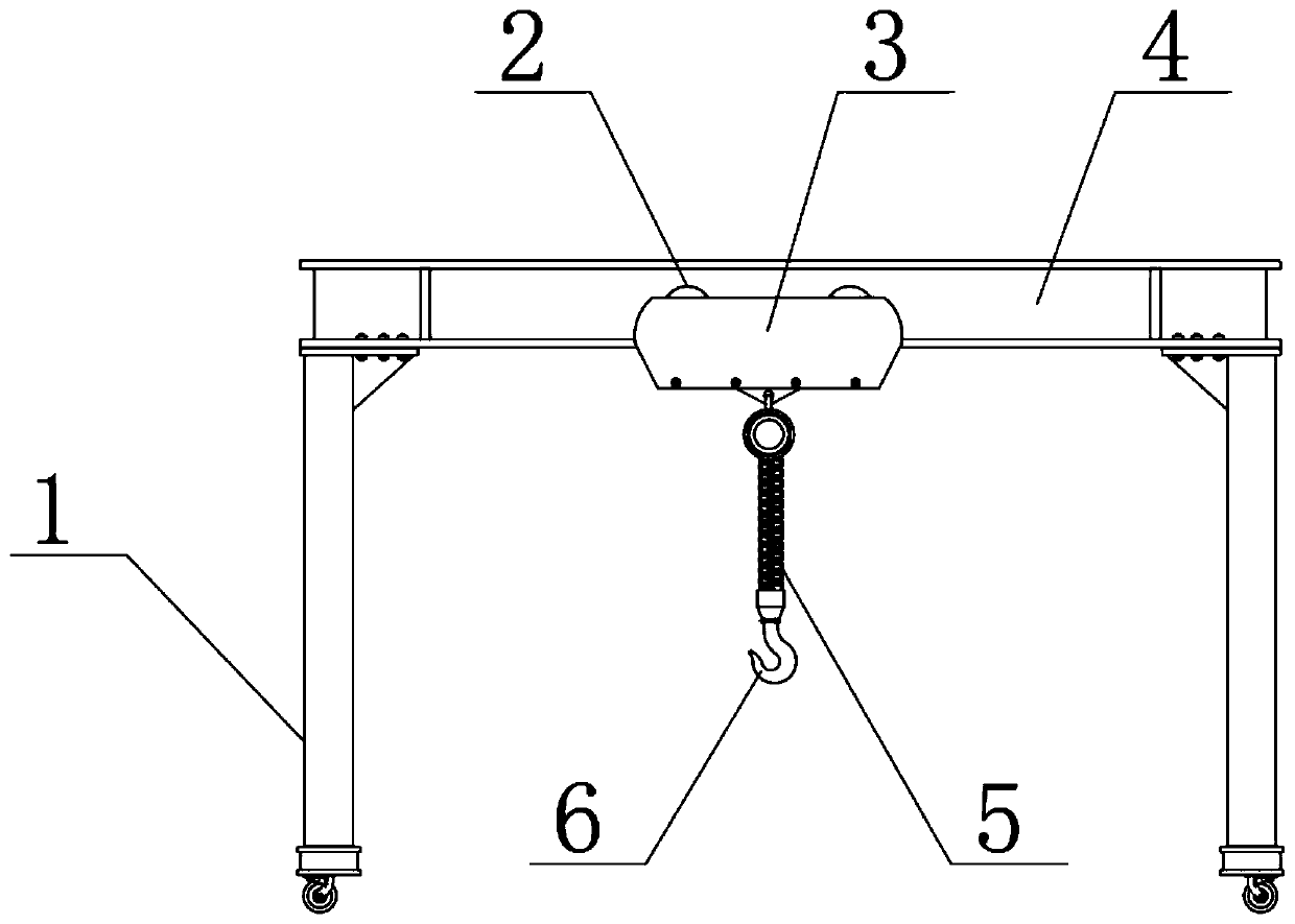 Lifting device for hot galvanizing production