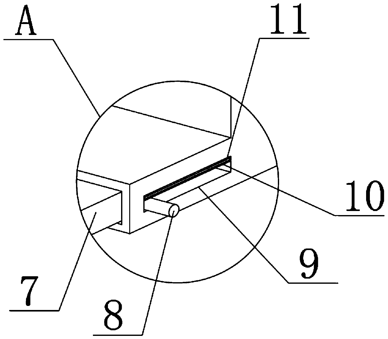 Lifting device for hot galvanizing production