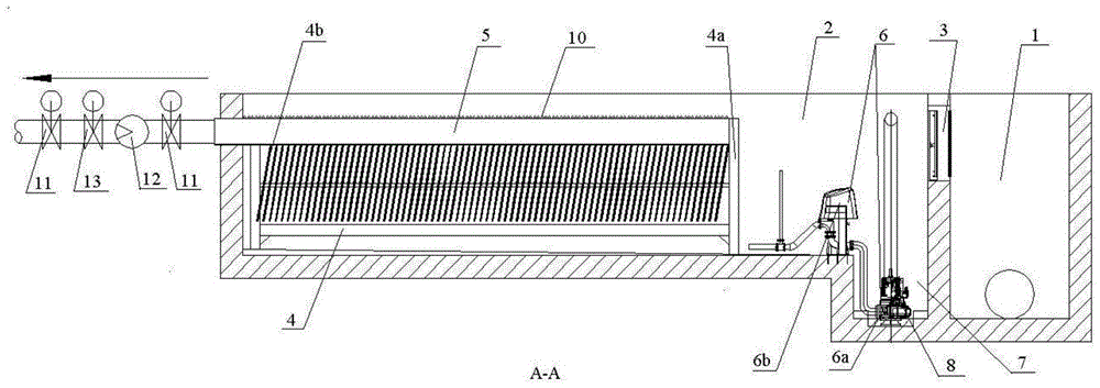 A first rain collection and treatment system with self-cleaning function