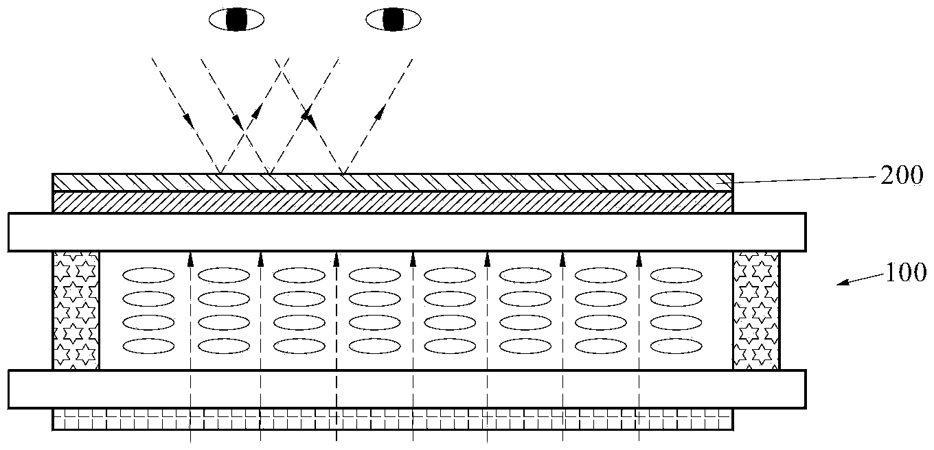 Mirror surface display device