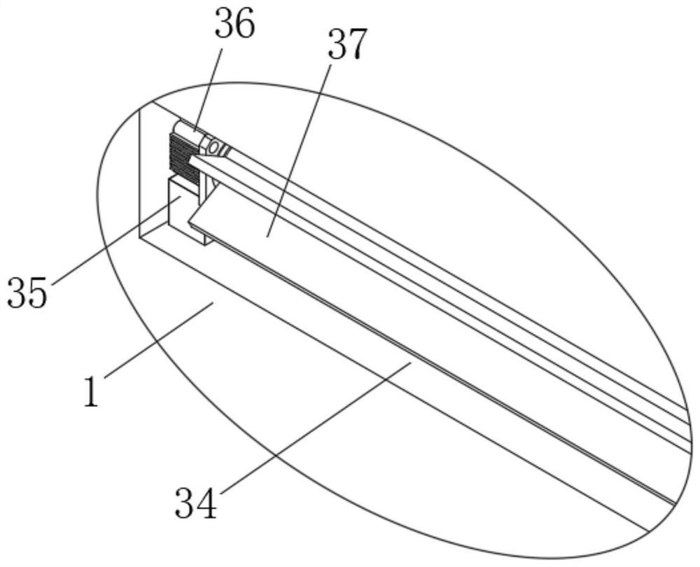 Fireproof heat dissipation structure of electrical automation equipment