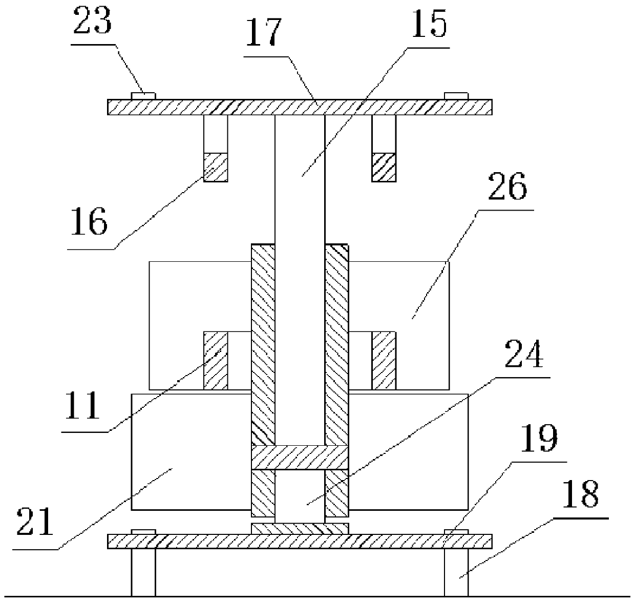 Three-way mining robot and three-way mining robot test coal cutting system for test