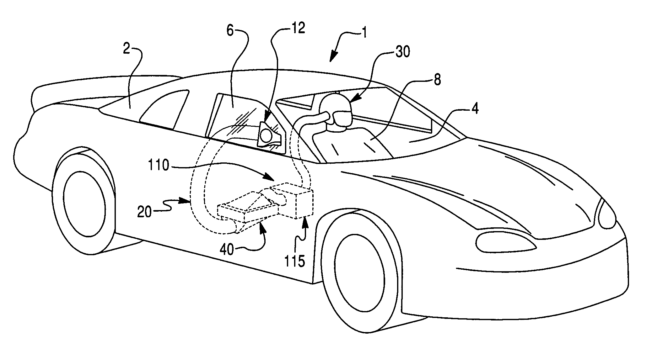 Air-filtration system for vehicle operator