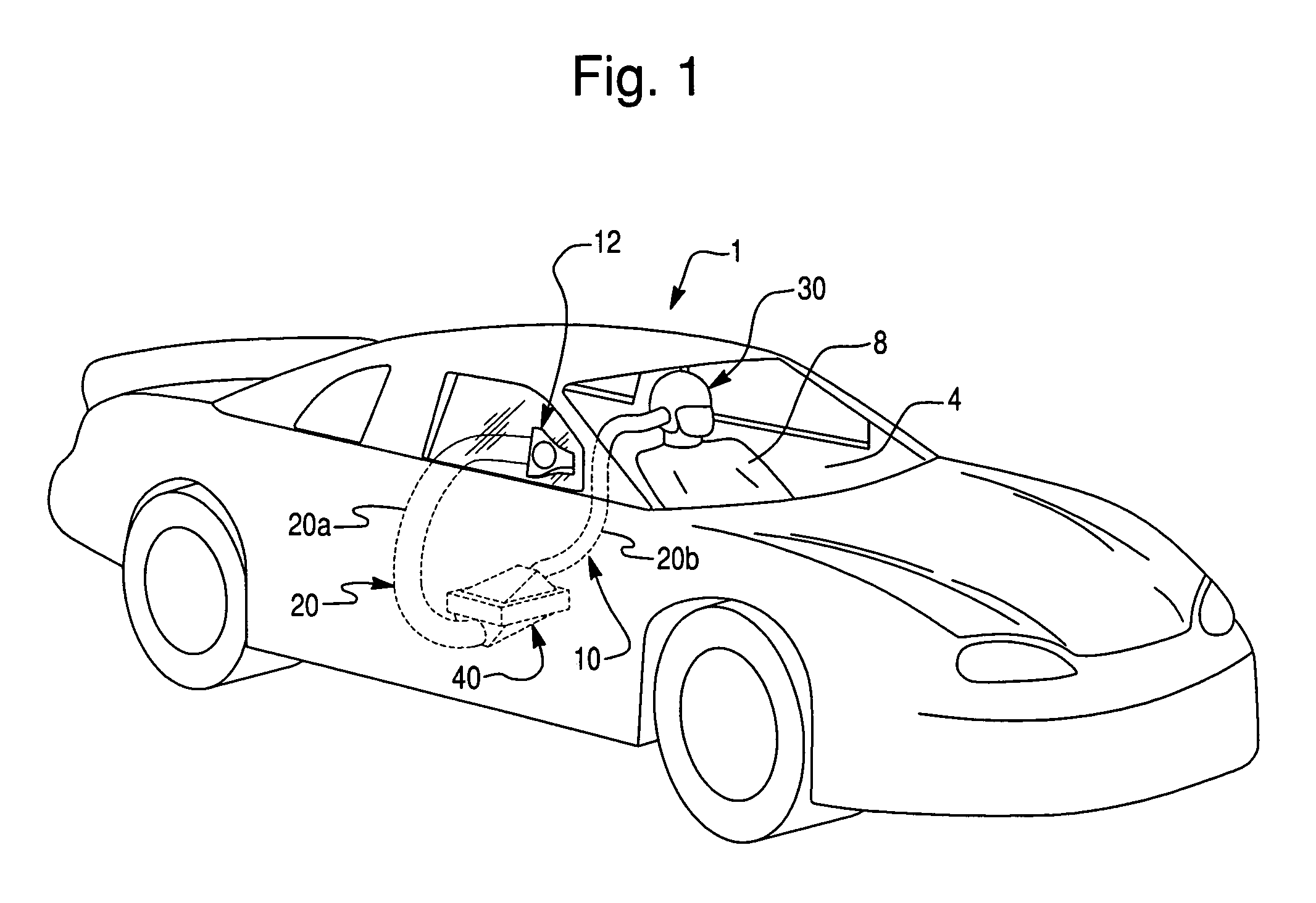 Air-filtration system for vehicle operator