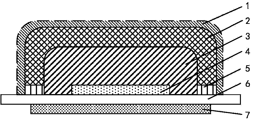 All-flexible capacitive tactile sensor