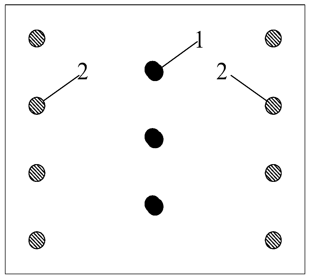 Small-hole reinforced fracturing grain and single-surface hoop slit grain combined cutting undermine method