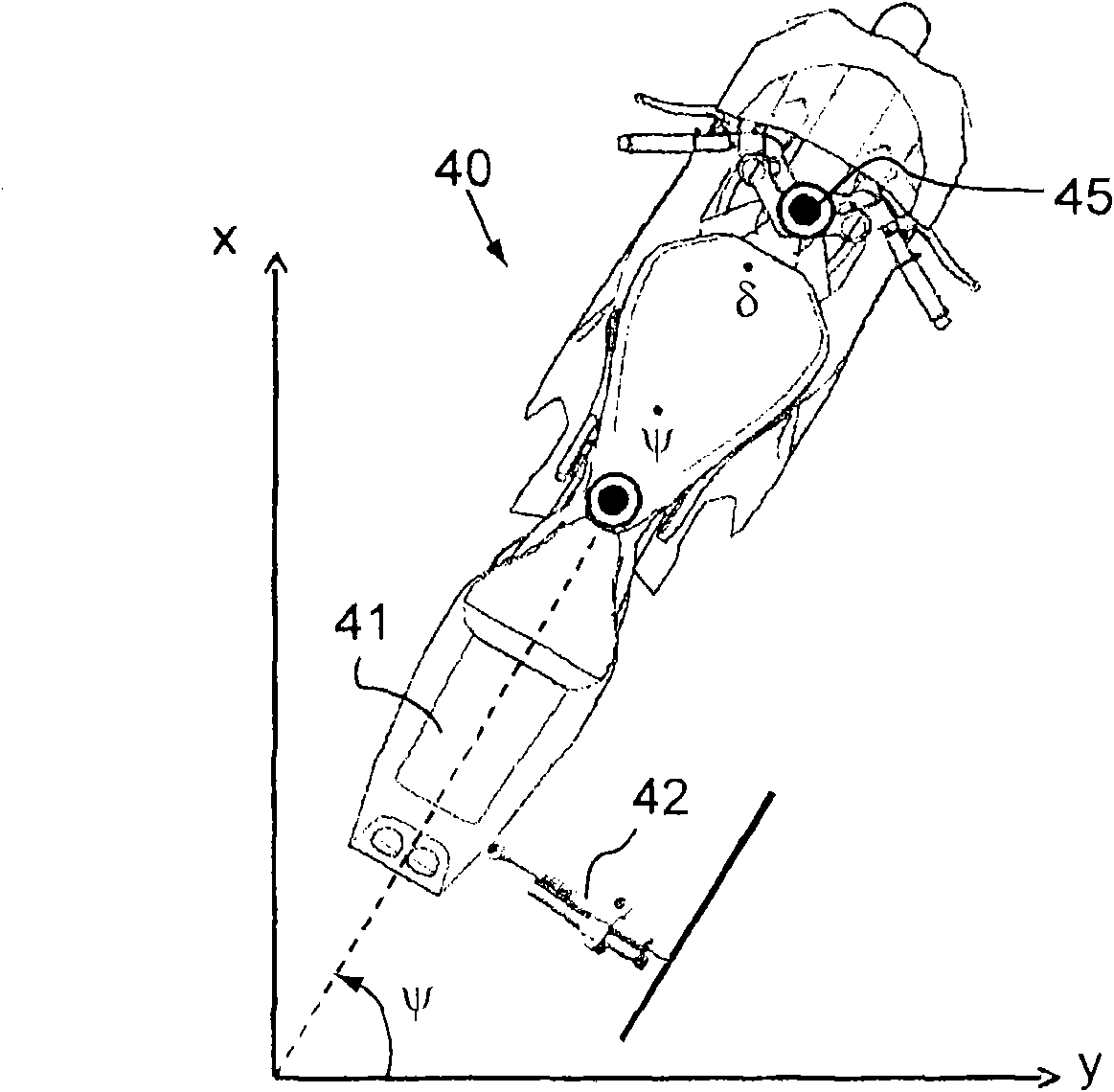 Method for controlling an electronically adjustable steering damper for a two-wheeled vehicle and apparatus implementing it