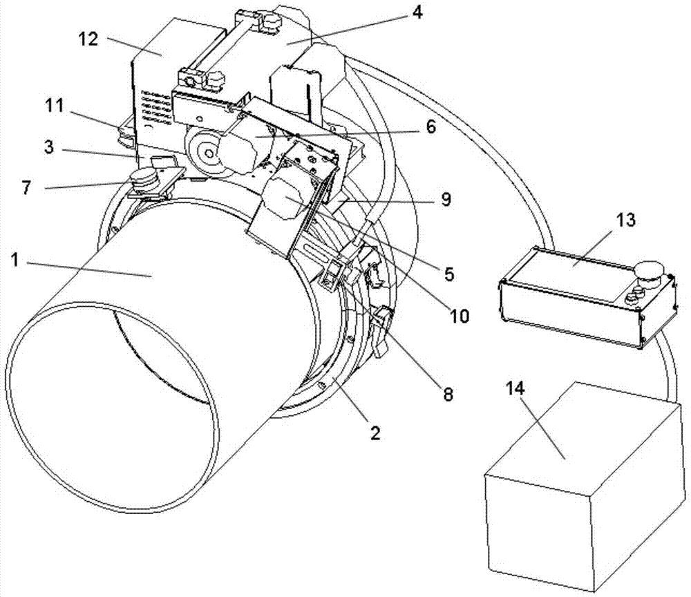 Pipeline all-position operation machine and control method thereof