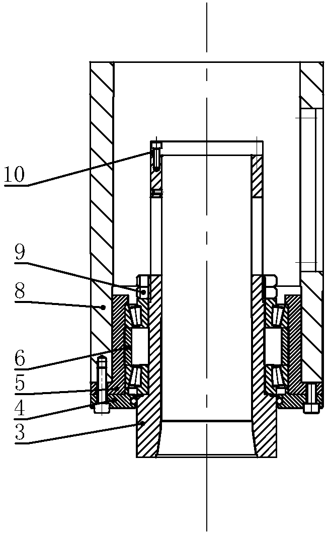 Ultrasonic cutting electric spindle driven by hollow servo motor