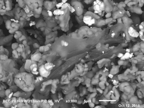 Graphene oxide enhanced dispersed copper-tungsten-chromium electric contact material and preparation method thereof