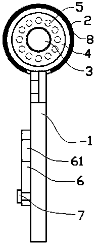 Magnetic force tongs device