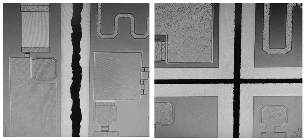 Dicing knife trimming method for gallium arsenide wafer