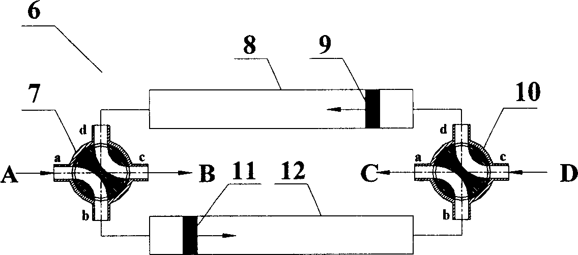 Energy-saving reverse osmosis desalting process and device for seawater/brackish water