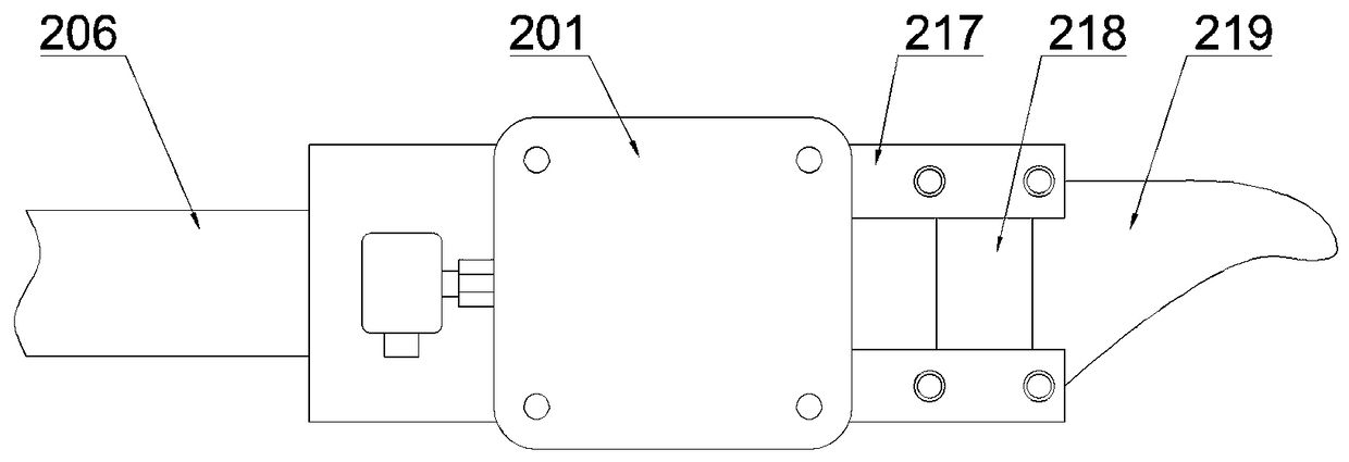 Sectional material cutting device