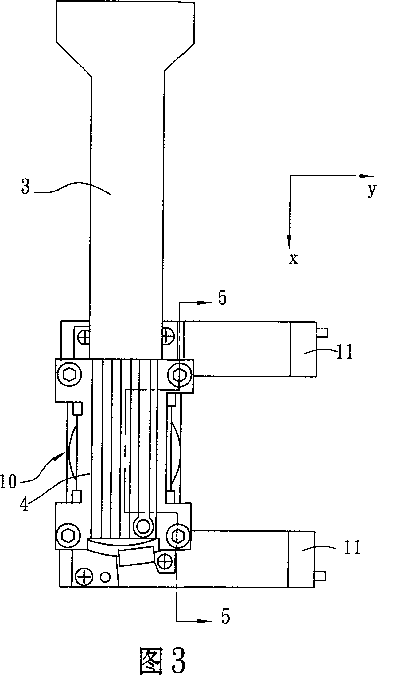 Light-path adjusting mechanism of projecting display device