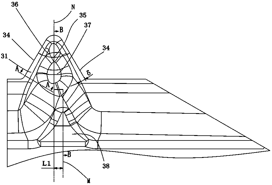 Thread machining blade