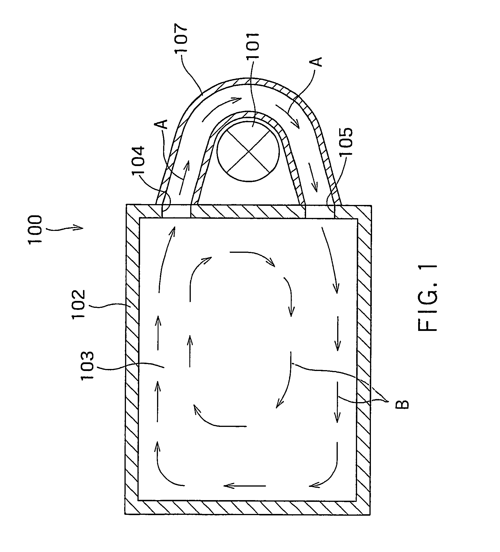 Melting furnace with agitator