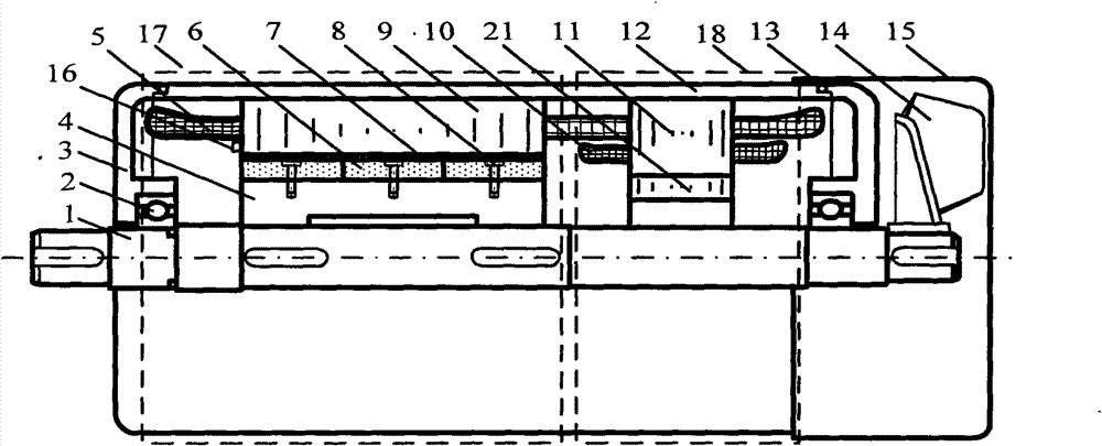 Paratactic structure hybrid excitation synchronous machine (HESM) and alternating current excitation control system thereof