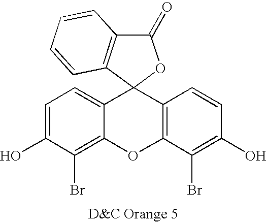 Phase change visual indicating composition