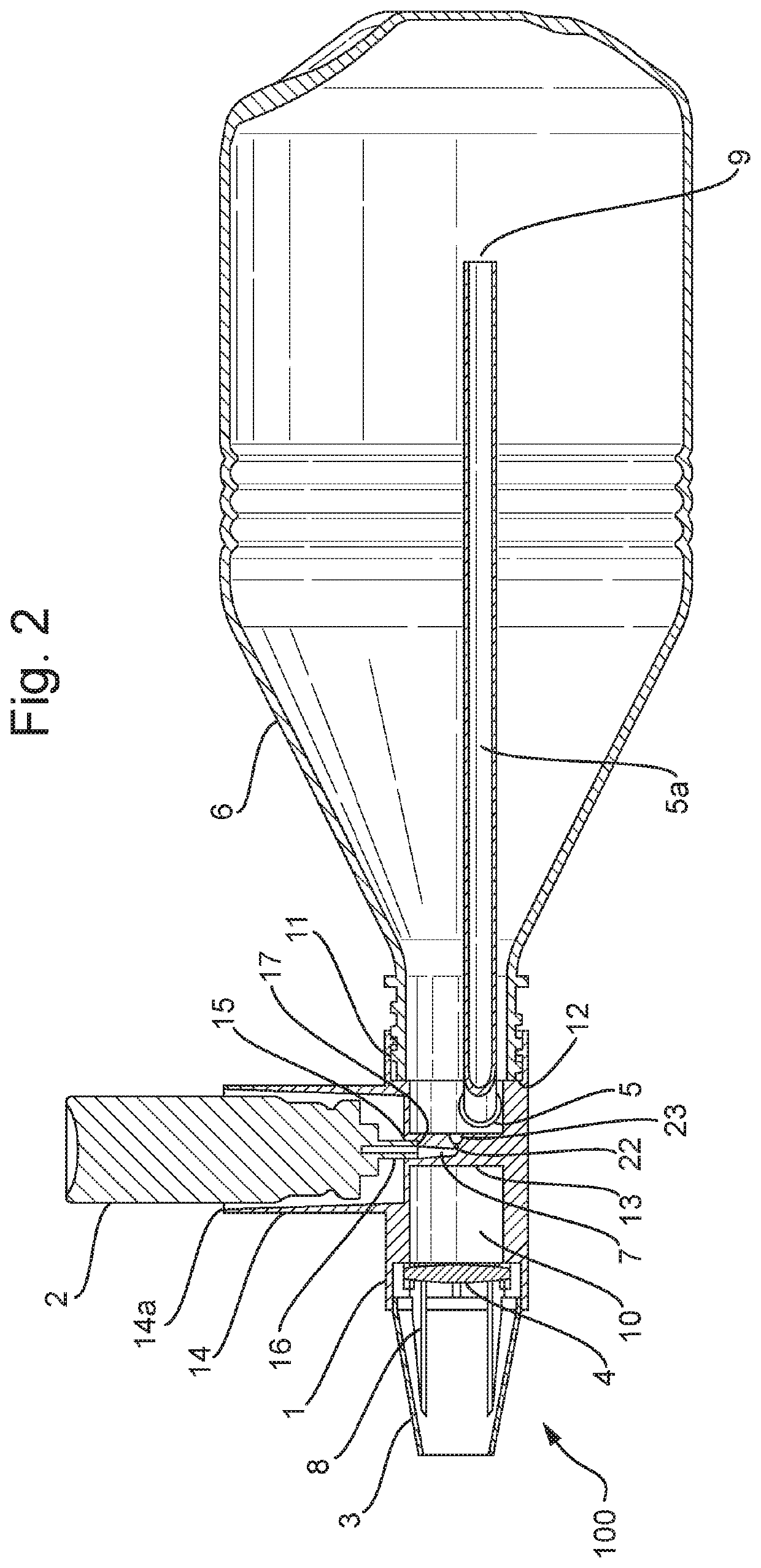 A device for increasing the efficacy of a metered dose inhaler