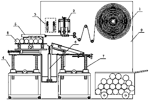 Filter paper automatic winding machine