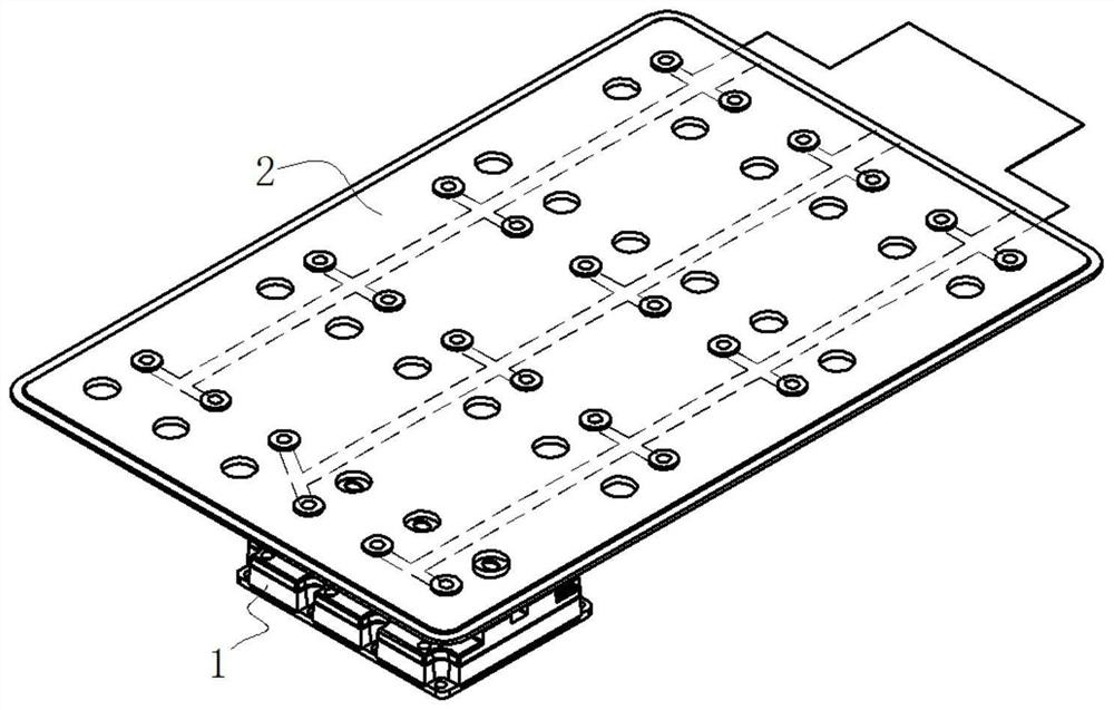 Integrated radiator IGBT power device with low-inductance composite busbar structure