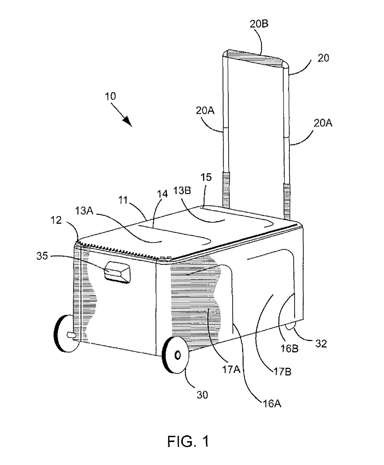 Convertible pushcart luggage