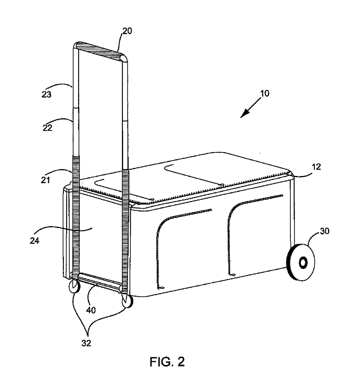 Convertible pushcart luggage