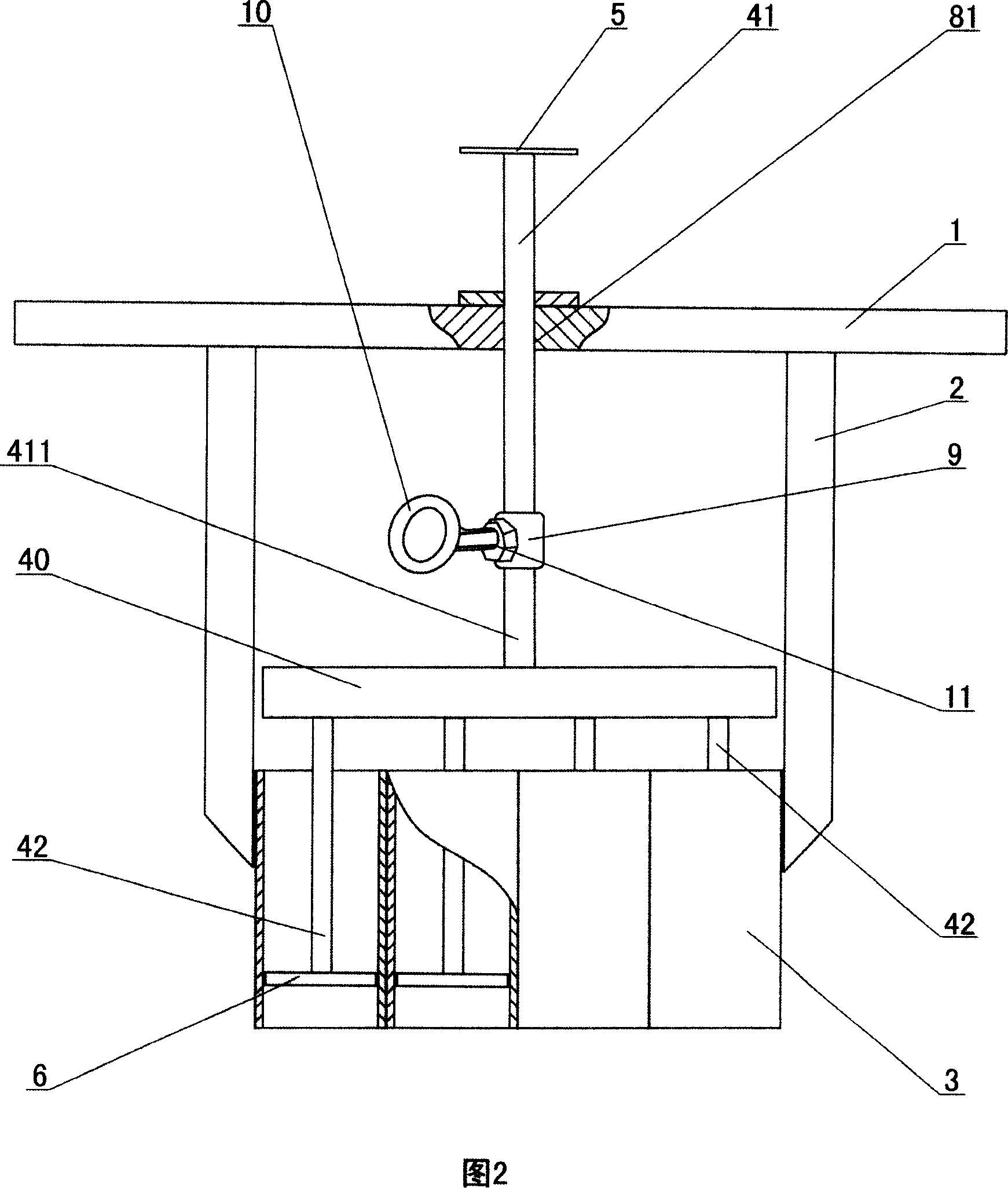 Stuffing separating equipment