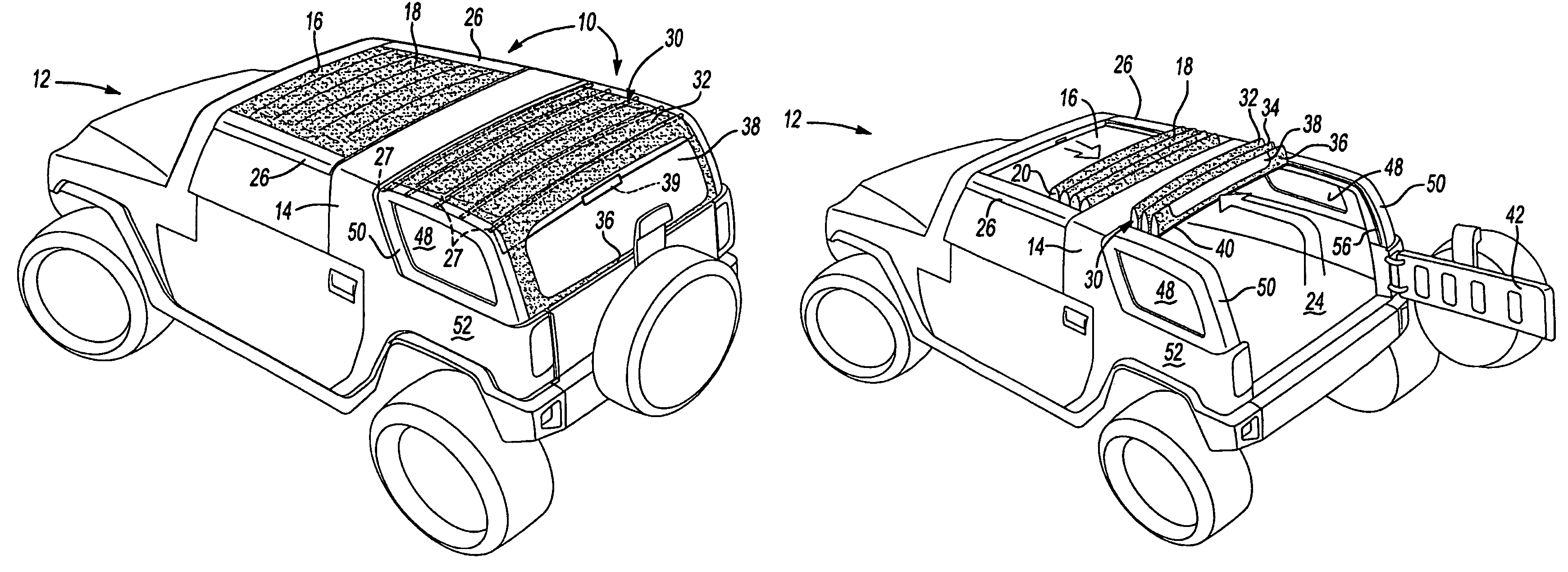 Modular convertible top