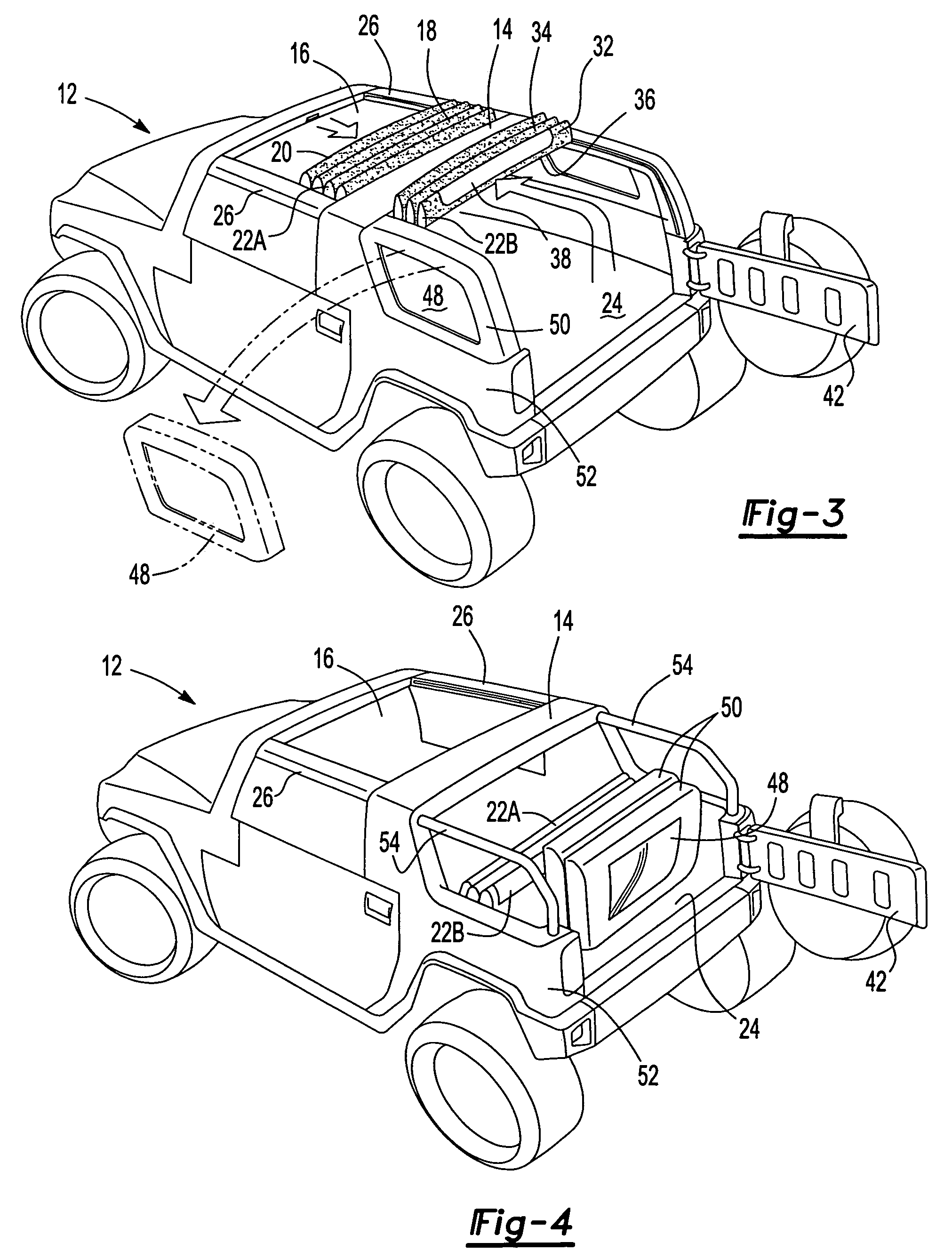 Modular convertible top