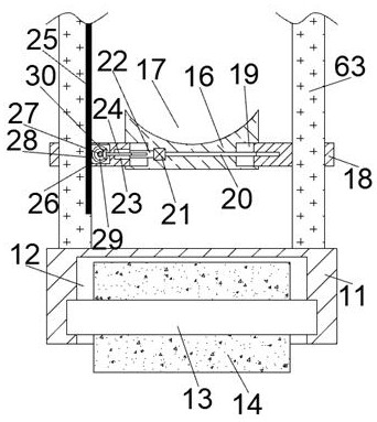 A self-aligning plastic pipe lifting installation support frame