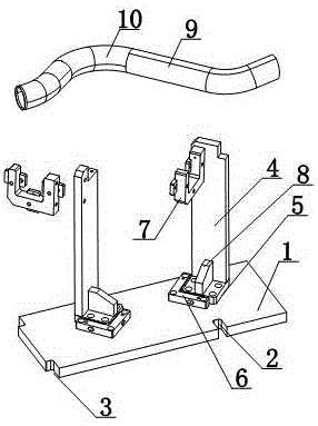 Supporting type drain pipeline drainage device