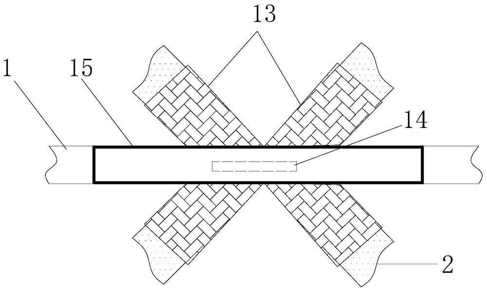 Waste mud dehydration and solidification treatment method