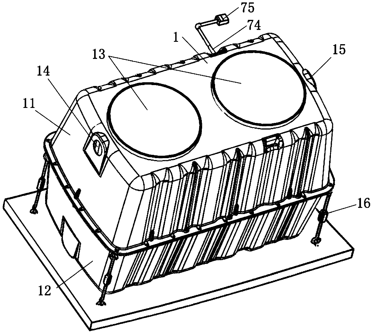 Purification tank and sewage treatment process