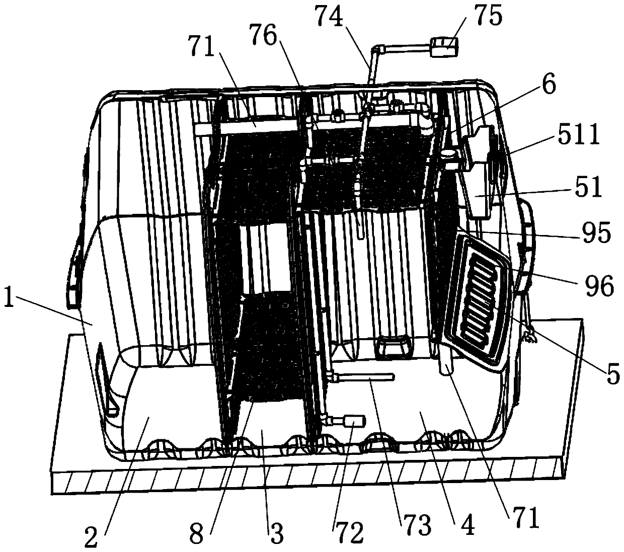 Purification tank and sewage treatment process