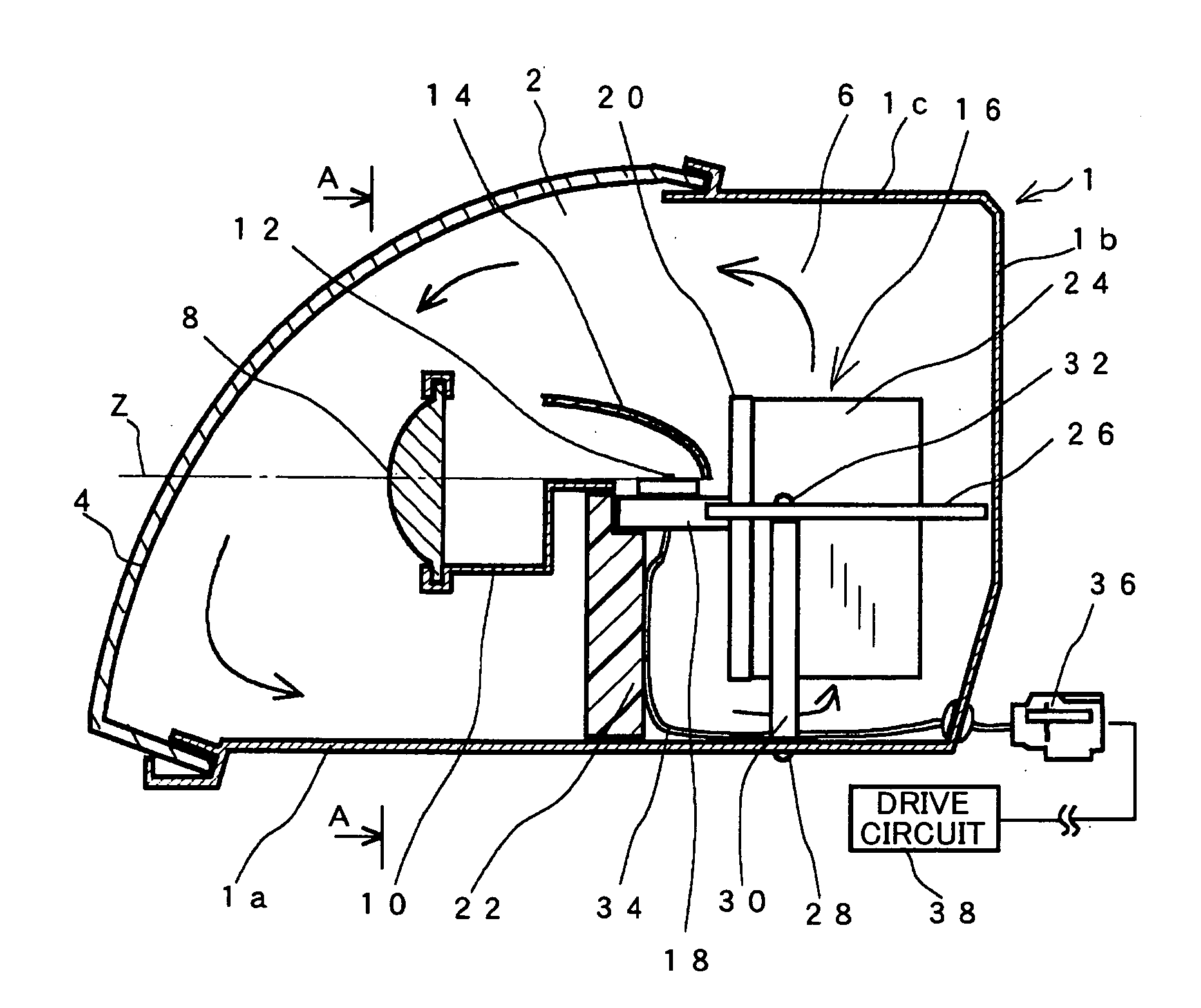 Headlamp assembly for motor vehicle