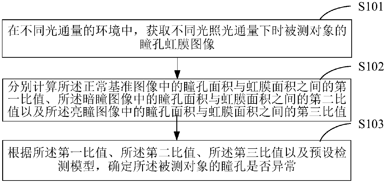 Pupil detection method and device