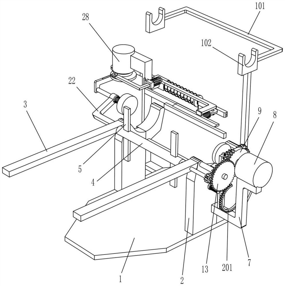 A rotary bonding device for beverage bottle wrapping paper