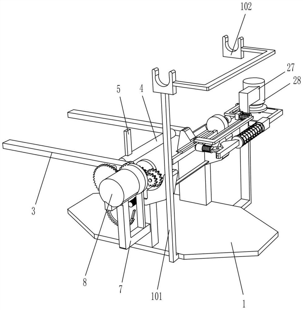 A rotary bonding device for beverage bottle wrapping paper